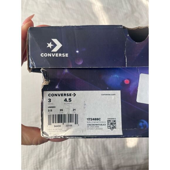 Converse Space Jam Run Star Motion Hi High Concord 172488C Shoe Sneaker Mens NEW - Picture 9 of 9